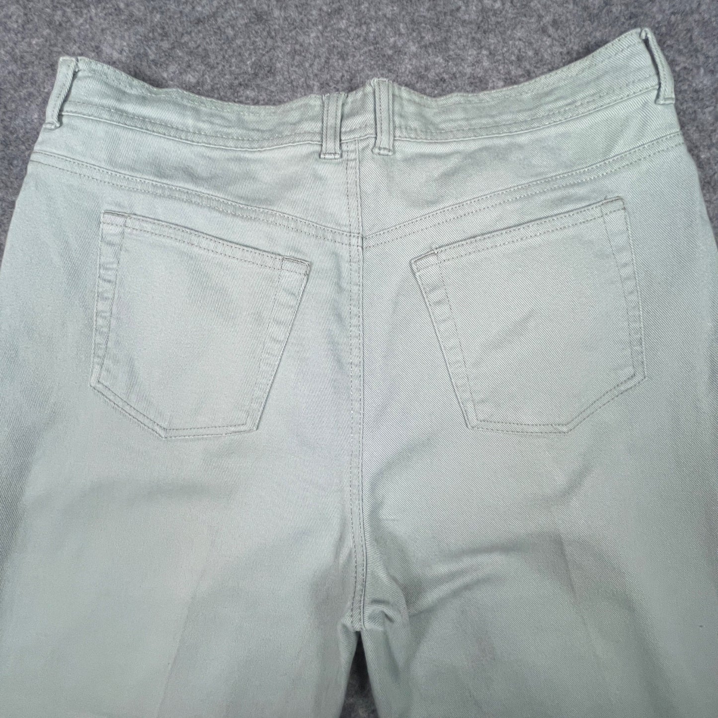 Gloria Vanderbilt Womens Jeans Size 12 Mint Green Casual Relaxed Fit Denim - Voodoo Jewelers