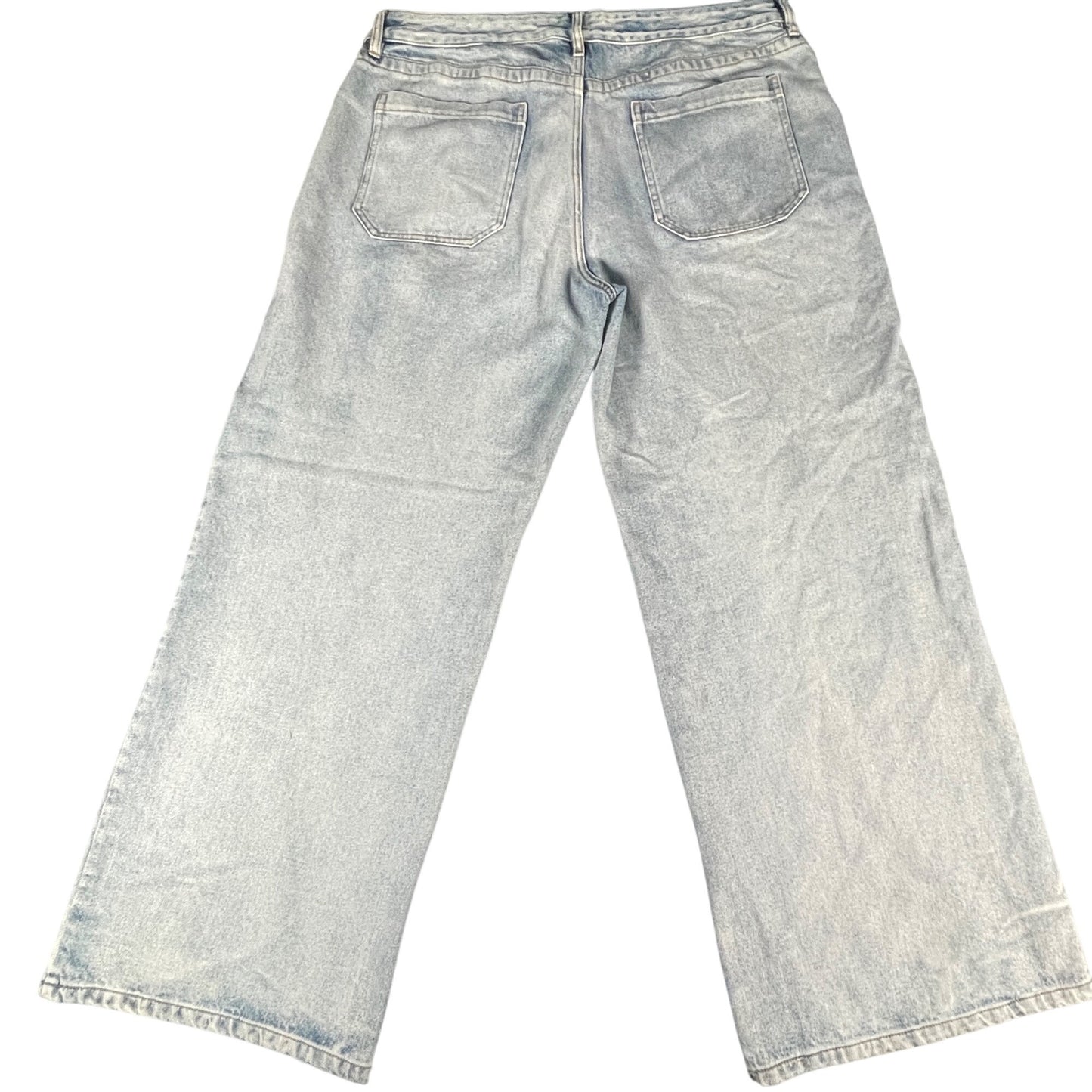 Baggy Skater Jeans 34x31 Wide Leg High-Rise Light Wash Cargo Women's - Voodoo Jewelers