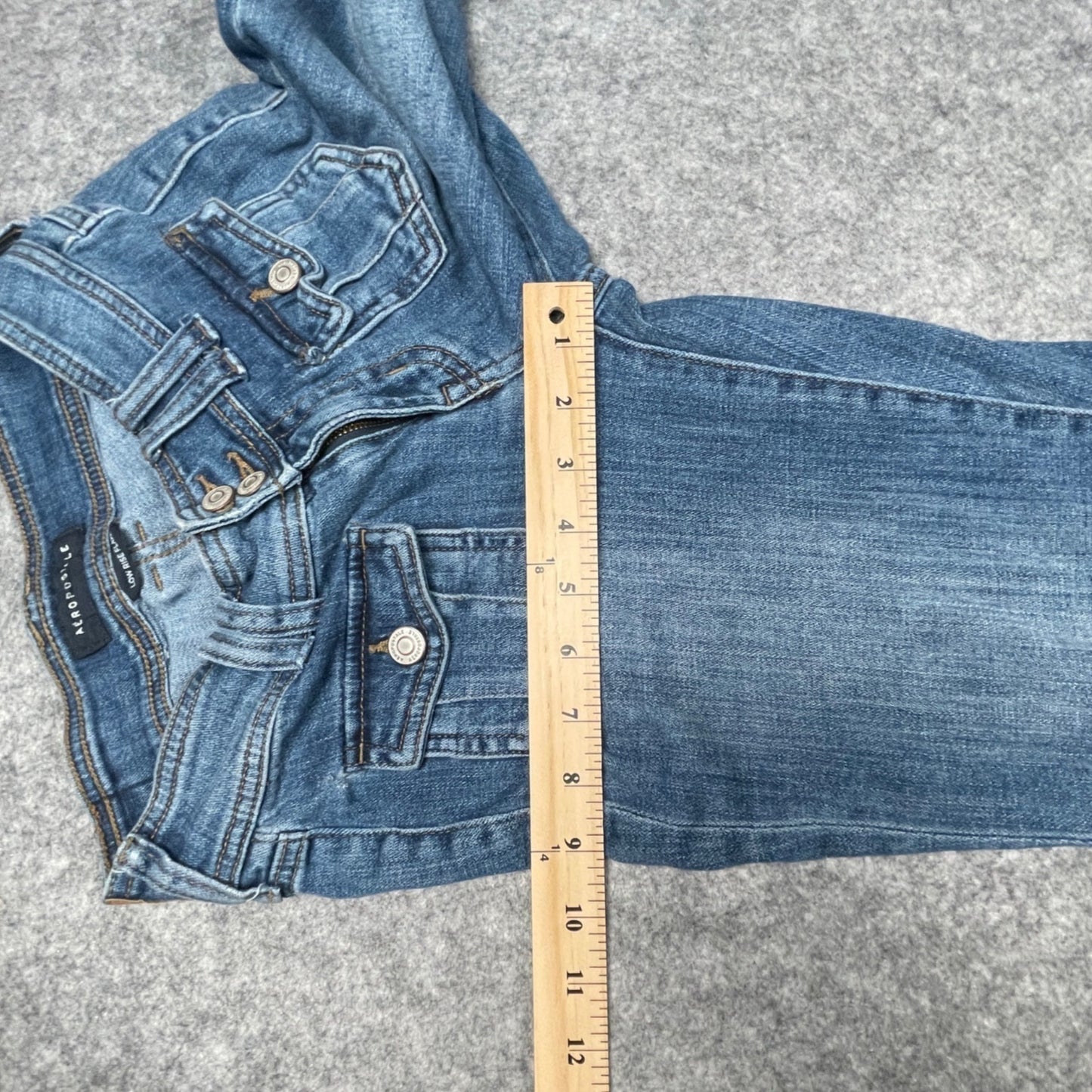 Aeropostale Womens Low Rise Flare Jeans 00 Reg Comfortable Stylish Denim - Voodoo Jewelers