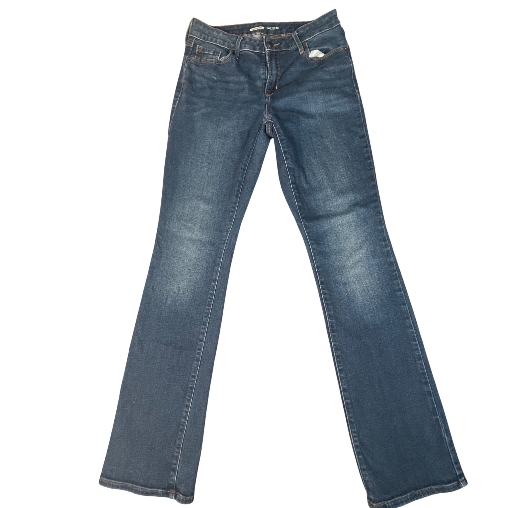 Old Navy Women's Boot-Cut Jeans Size 6 Dark Blue Classic & Comfortable - Voodoo Jewelers