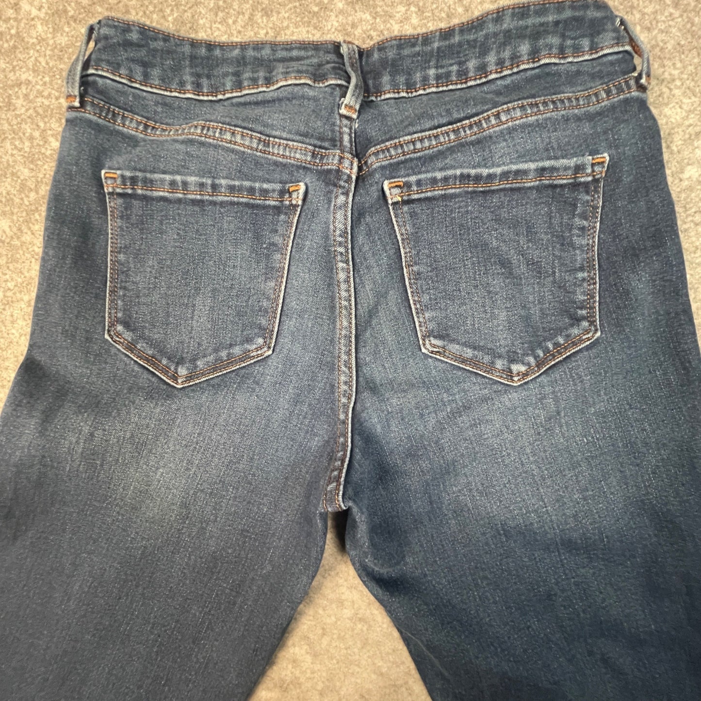 Old Navy Women's Boot-Cut Jeans Size 6 Dark Blue Classic & Comfortable - Voodoo Jewelers