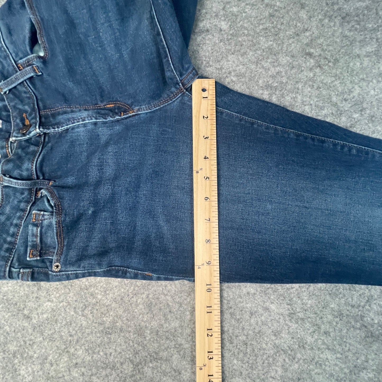 Old Navy Women's Boot-Cut Jeans Size 6 Dark Blue Classic & Comfortable - Voodoo Jewelers