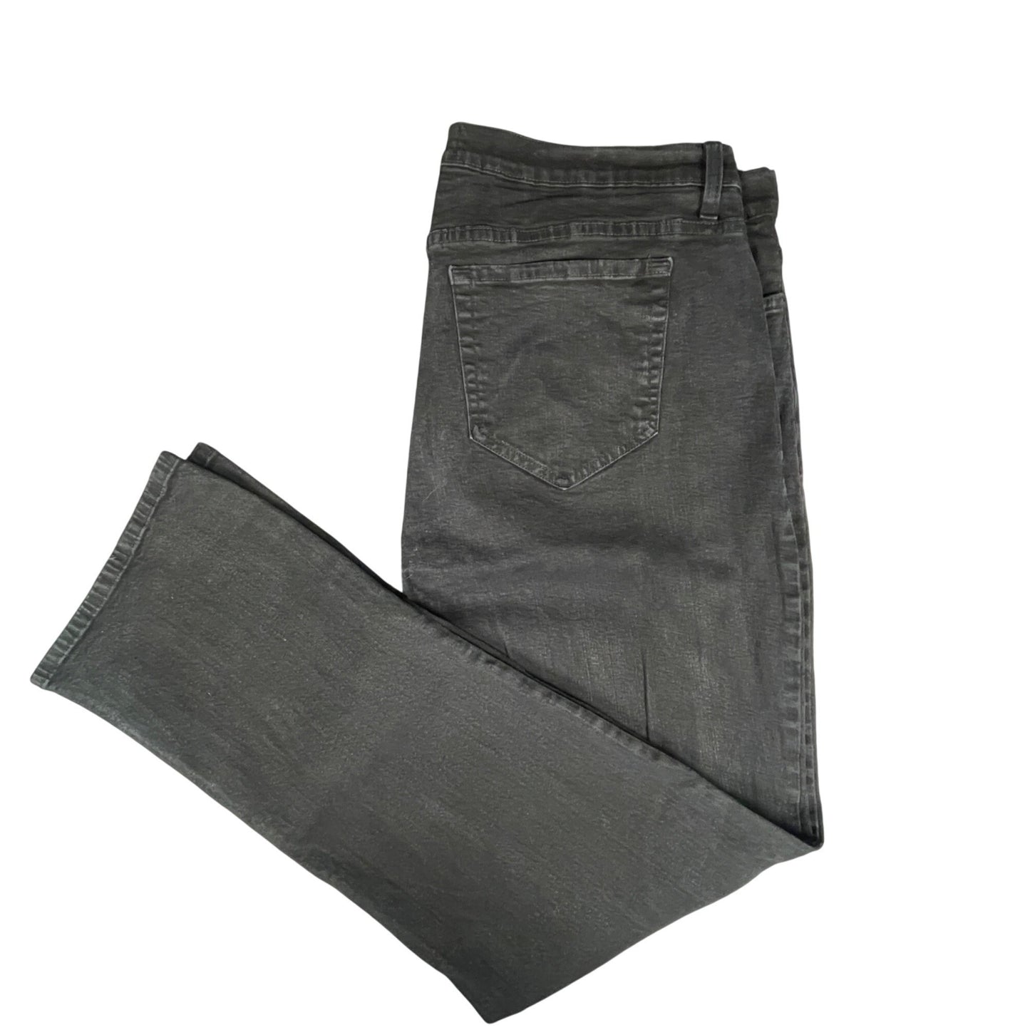 Women's Jeans 20W Not Your Daughters Jeans Casual Black Denim Straight Leg Jeans - Voodoo Jewelers
