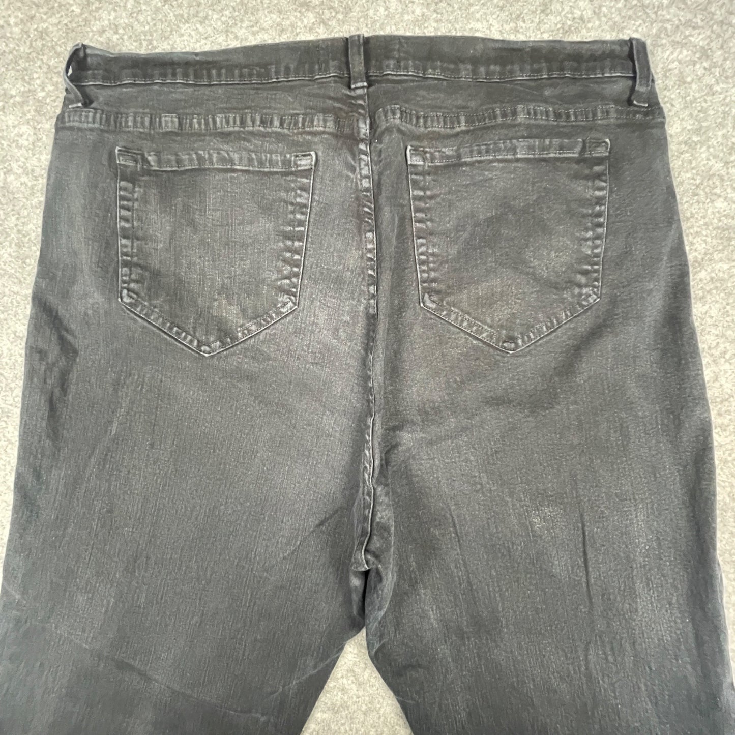 Women's Jeans 20W Not Your Daughters Jeans Casual Black Denim Straight Leg Jeans - Voodoo Jewelers
