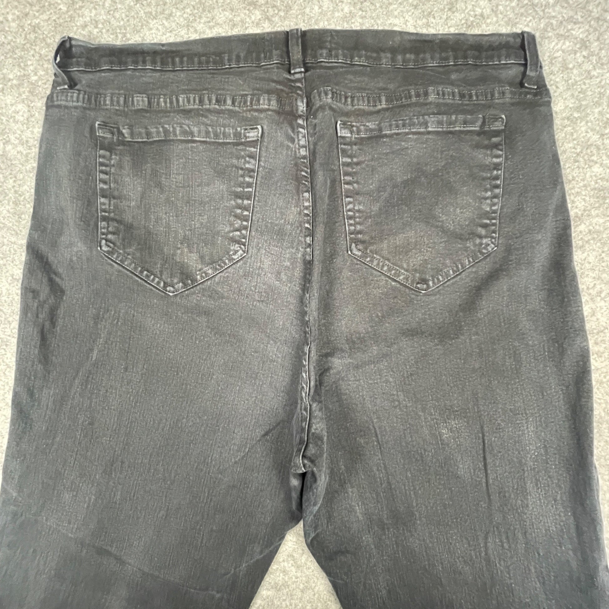 Women's Jeans 20W Not Your Daughters Jeans Casual Black Denim Straight Leg Jeans - Voodoo Jewelers