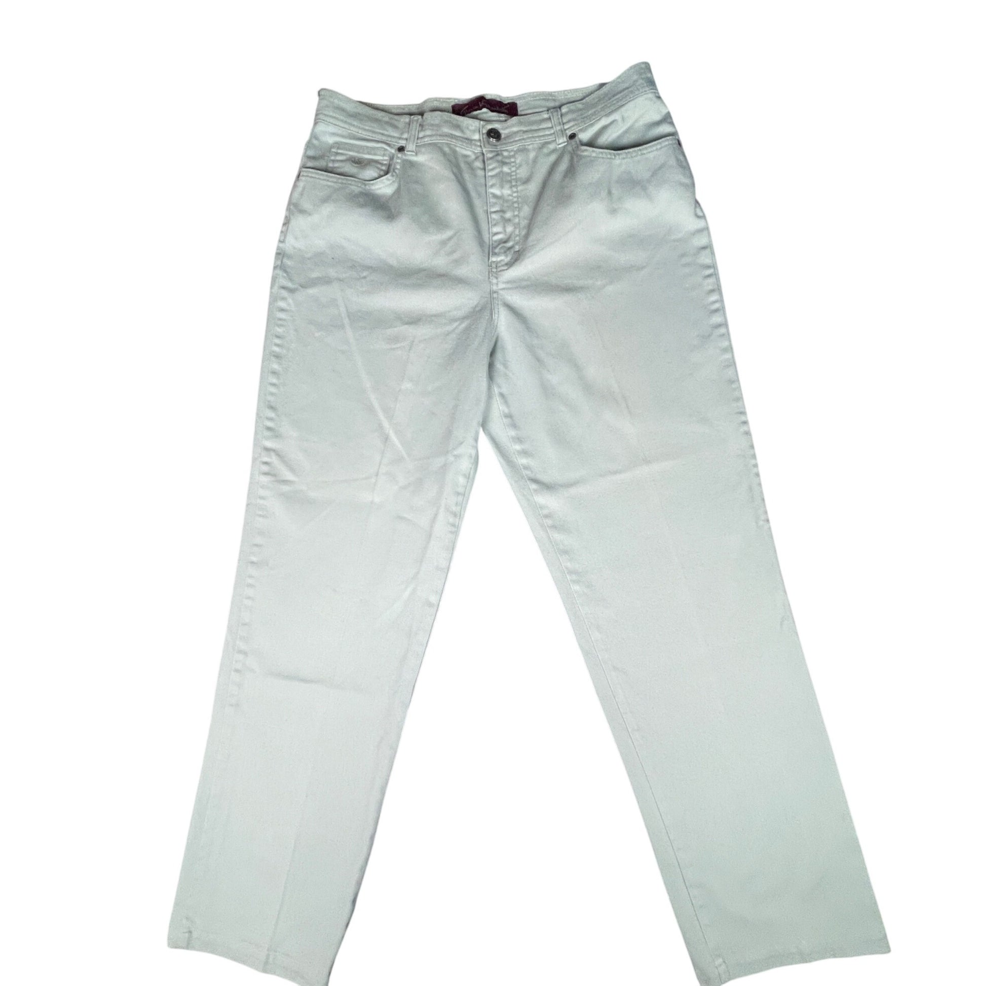 Gloria Vanderbilt Womens Jeans Size 12 Mint Green Casual Relaxed Fit Denim - Voodoo Jewelers