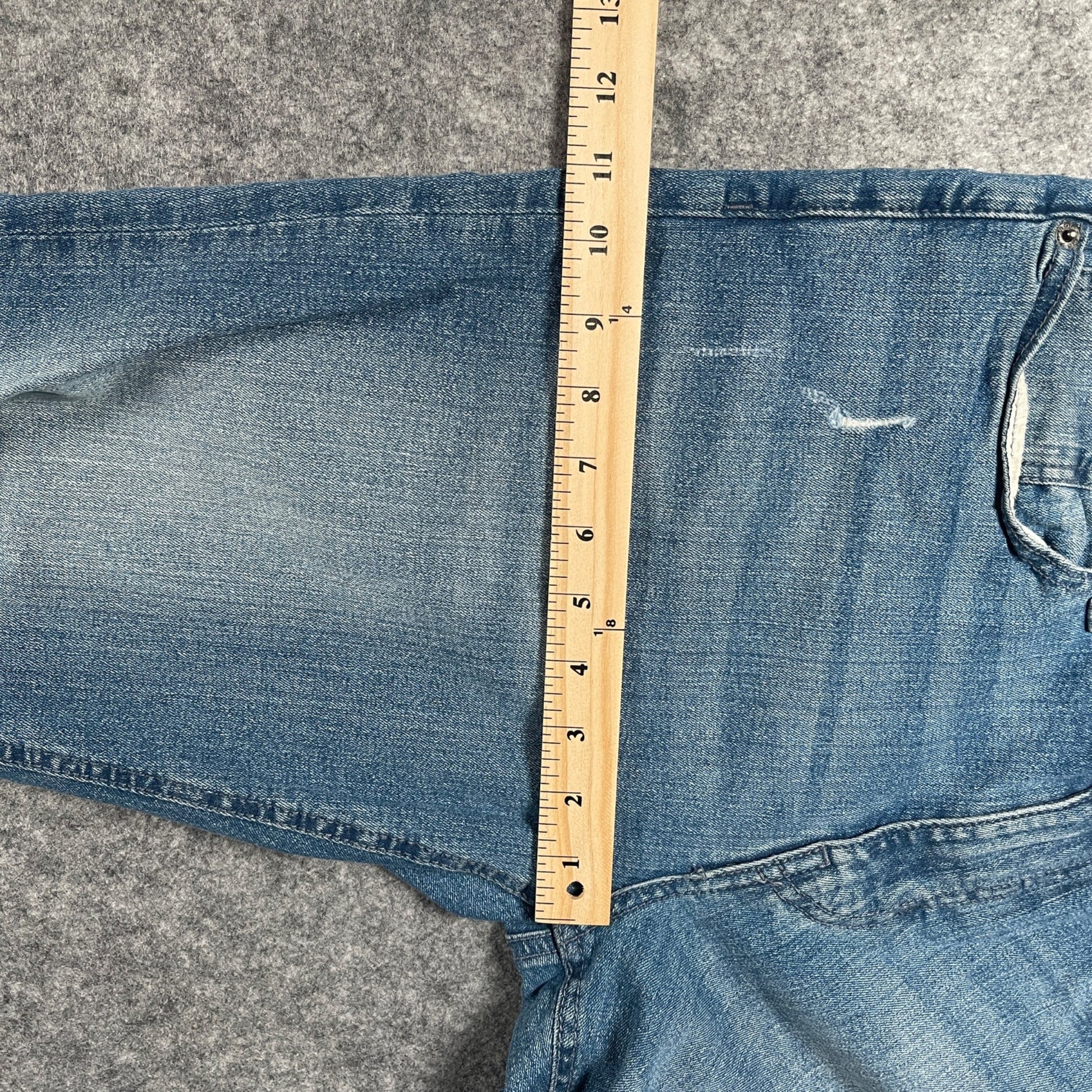 Jeans Size 34x30 Ring Of Fire Men's Slim Fit Distressed Blue Denim - Voodoo Jewelers