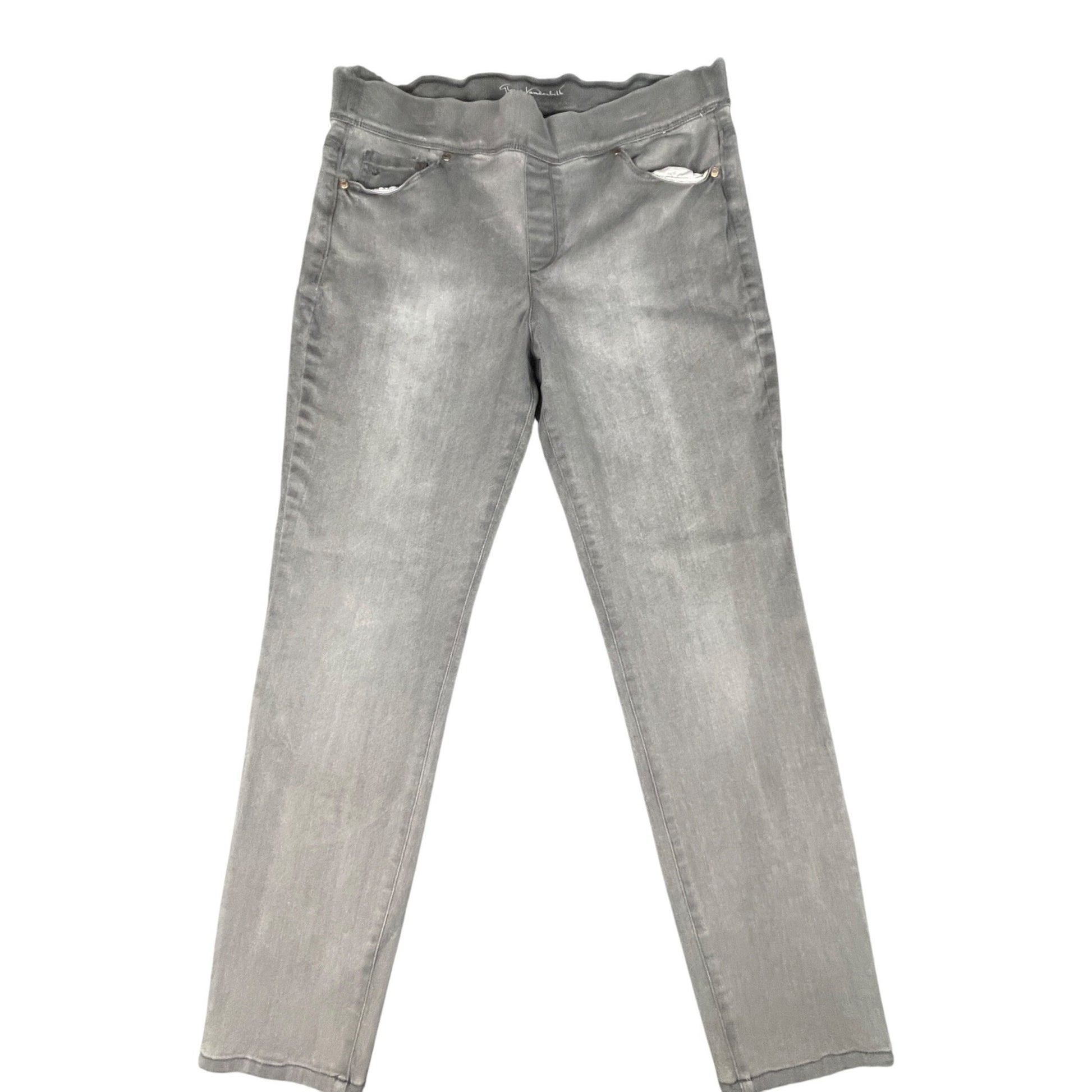 Gloria Vanderbilt Womens Gray Slimming Jeans Size 14 Cotton Blend Stylish - Voodoo Jewelers