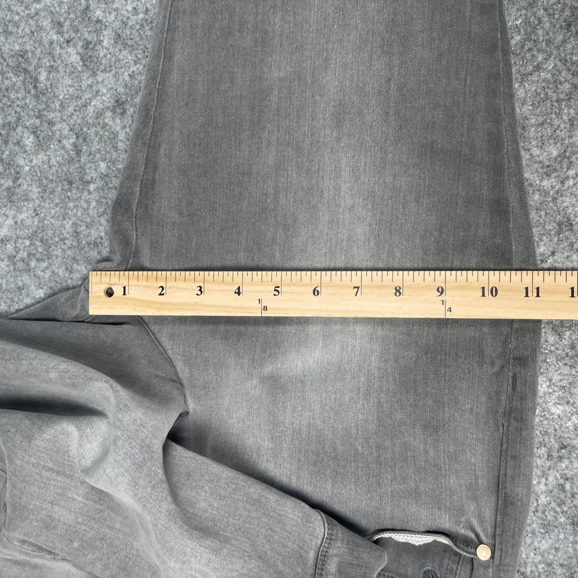 Gloria Vanderbilt Womens Gray Slimming Jeans Size 14 Cotton Blend Stylish - Voodoo Jewelers
