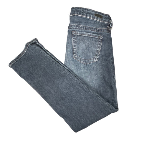 Kut from the Kloth Women's Jeans Size 10S Straight Leg Stretch Blue High Rise - Voodoo Jewelers
