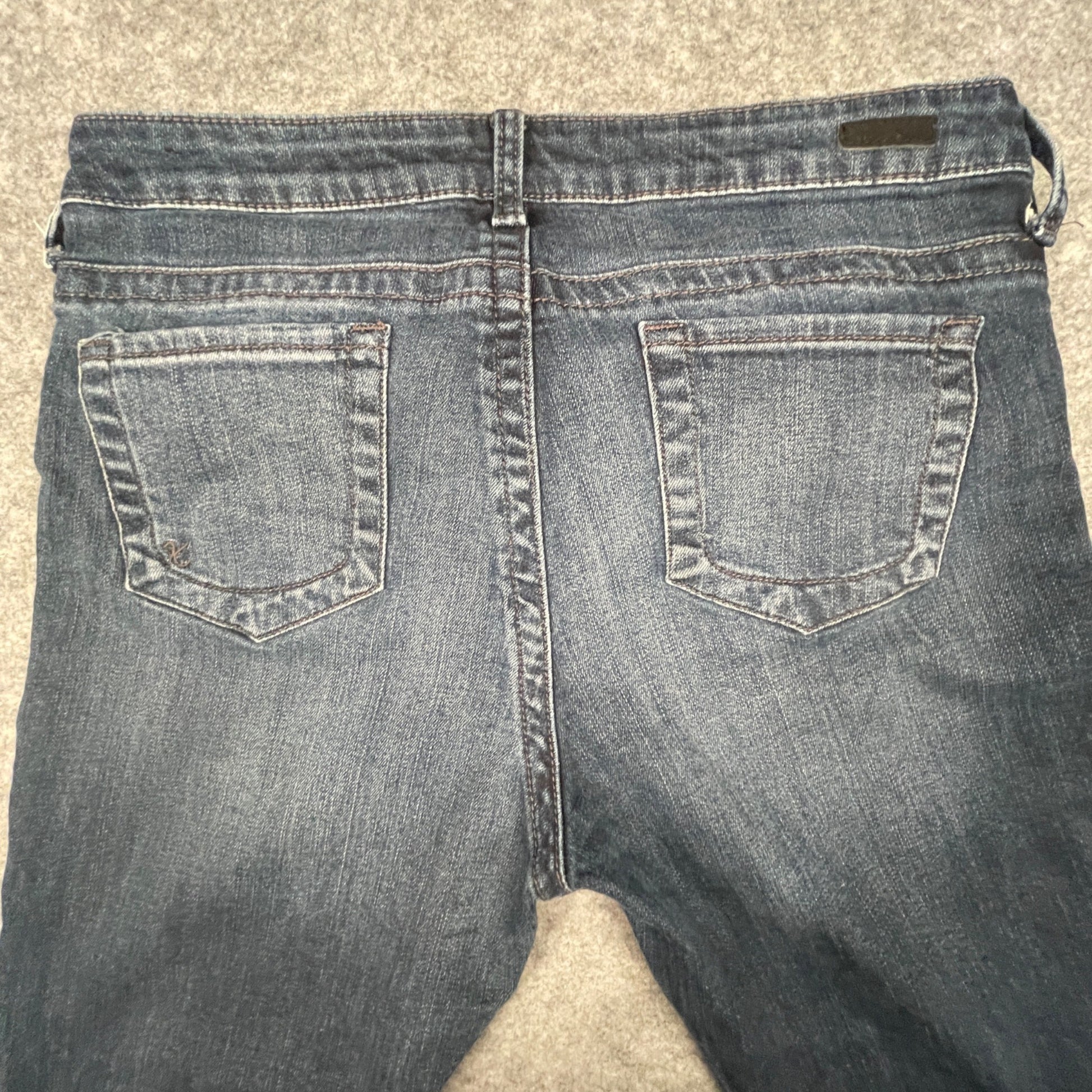 Kut from the Kloth Women's Jeans Size 10S Straight Leg Stretch Blue High Rise - Voodoo Jewelers