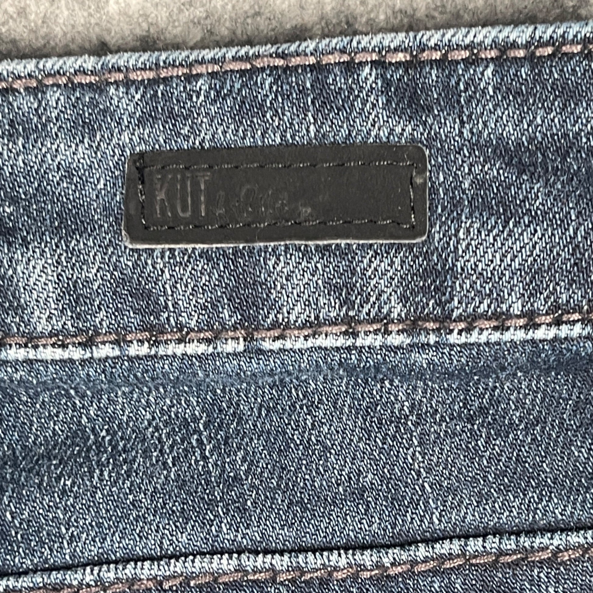 Kut from the Kloth Women's Jeans Size 10S Straight Leg Stretch Blue High Rise - Voodoo Jewelers