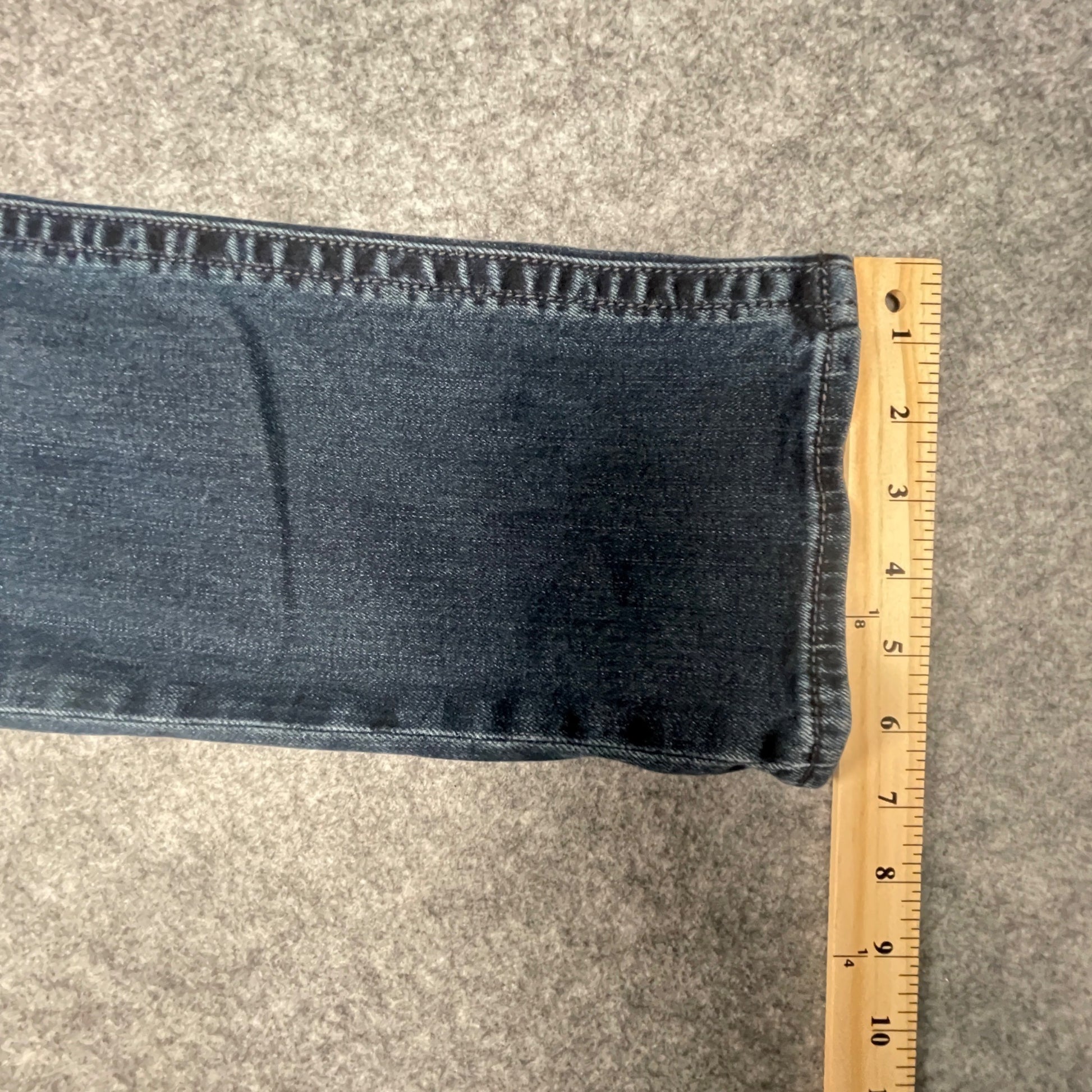 Kut from the Kloth Women's Jeans Size 10S Straight Leg Stretch Blue High Rise - Voodoo Jewelers