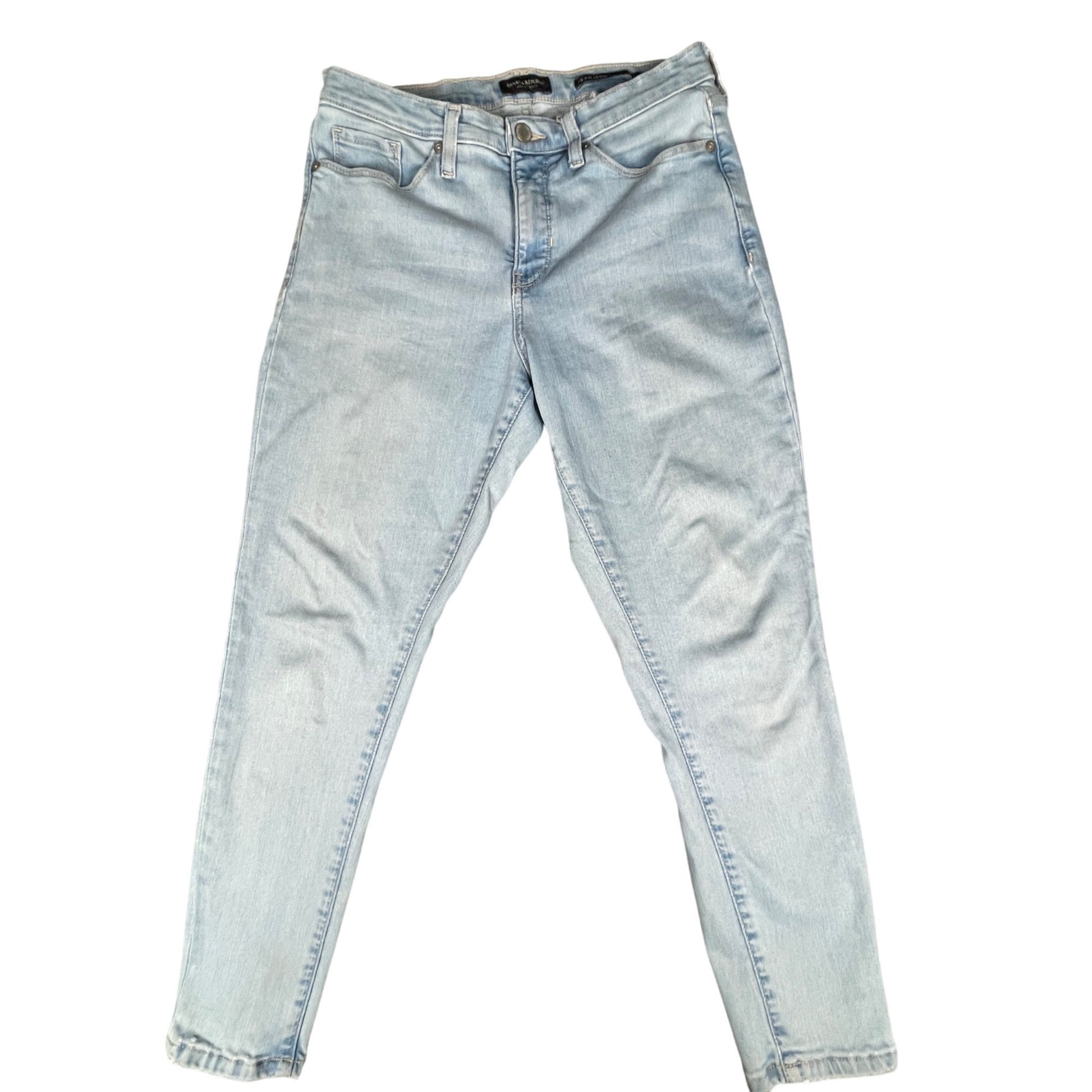 Banana Republic Womens Mid-Rise Skinny Jeans Size 30P Light Wash Denim - Voodoo Jewelers
