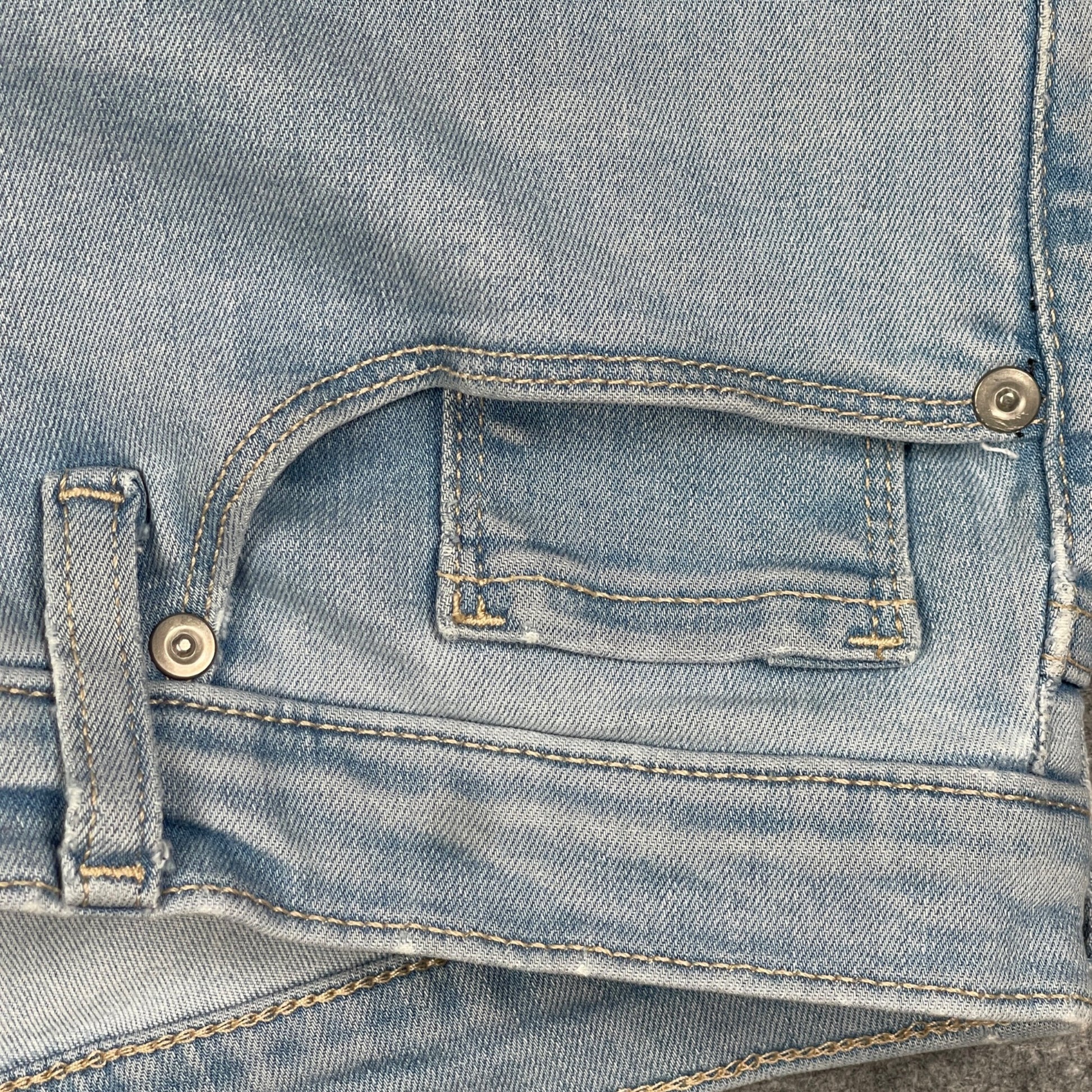 Banana Republic Womens Mid-Rise Skinny Jeans Size 30P Light Wash Denim - Voodoo Jewelers