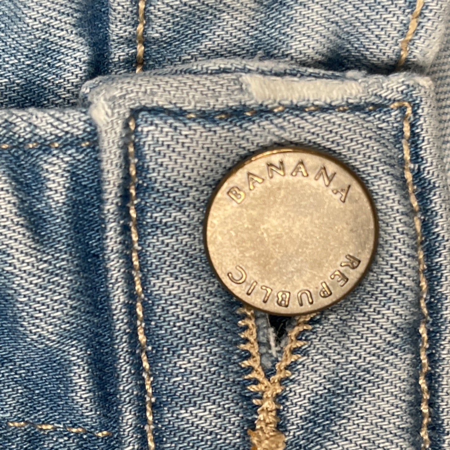 Banana Republic Womens Mid-Rise Skinny Jeans Size 30P Light Wash Denim - Voodoo Jewelers