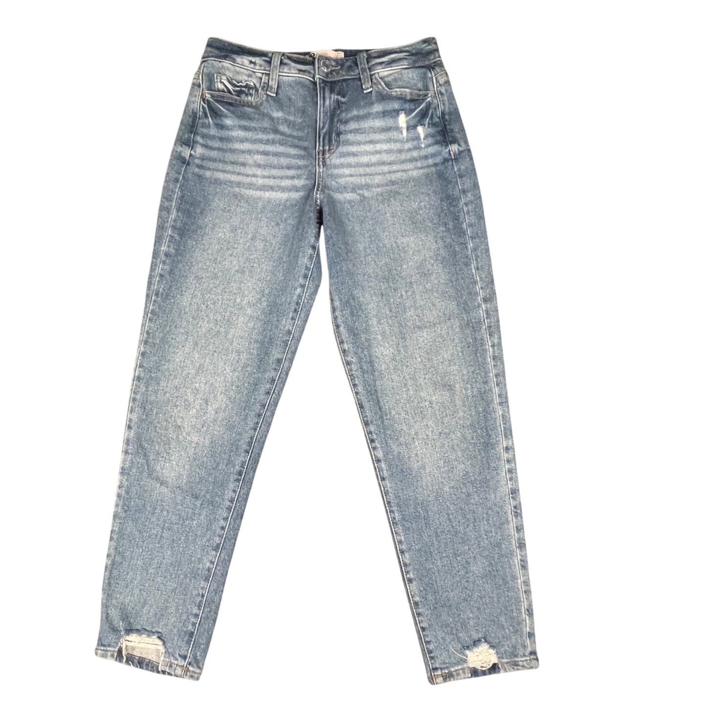 SO Goods for Life Womens Size 3/26W High Rise Mom Jeans Classic Light Wash Style Denim - Voodoo Jewelers