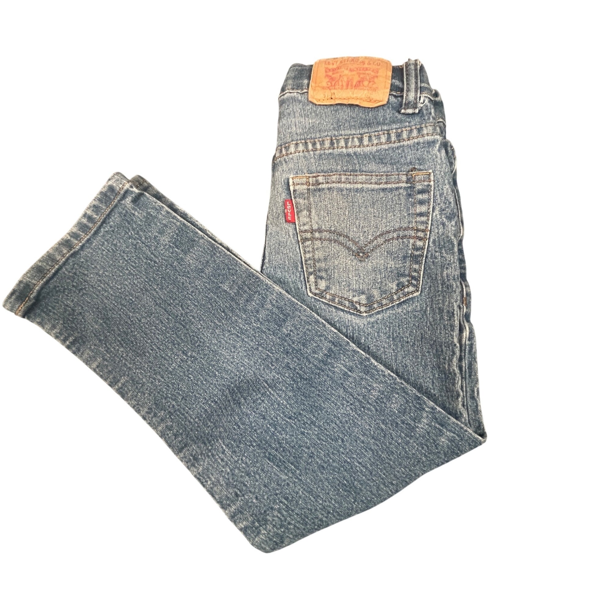 Levi's 514 Straight Leg Boy's Jeans Size 6 Blue Denim Pre-owned 5 to 6 years - Voodoo Jewelers