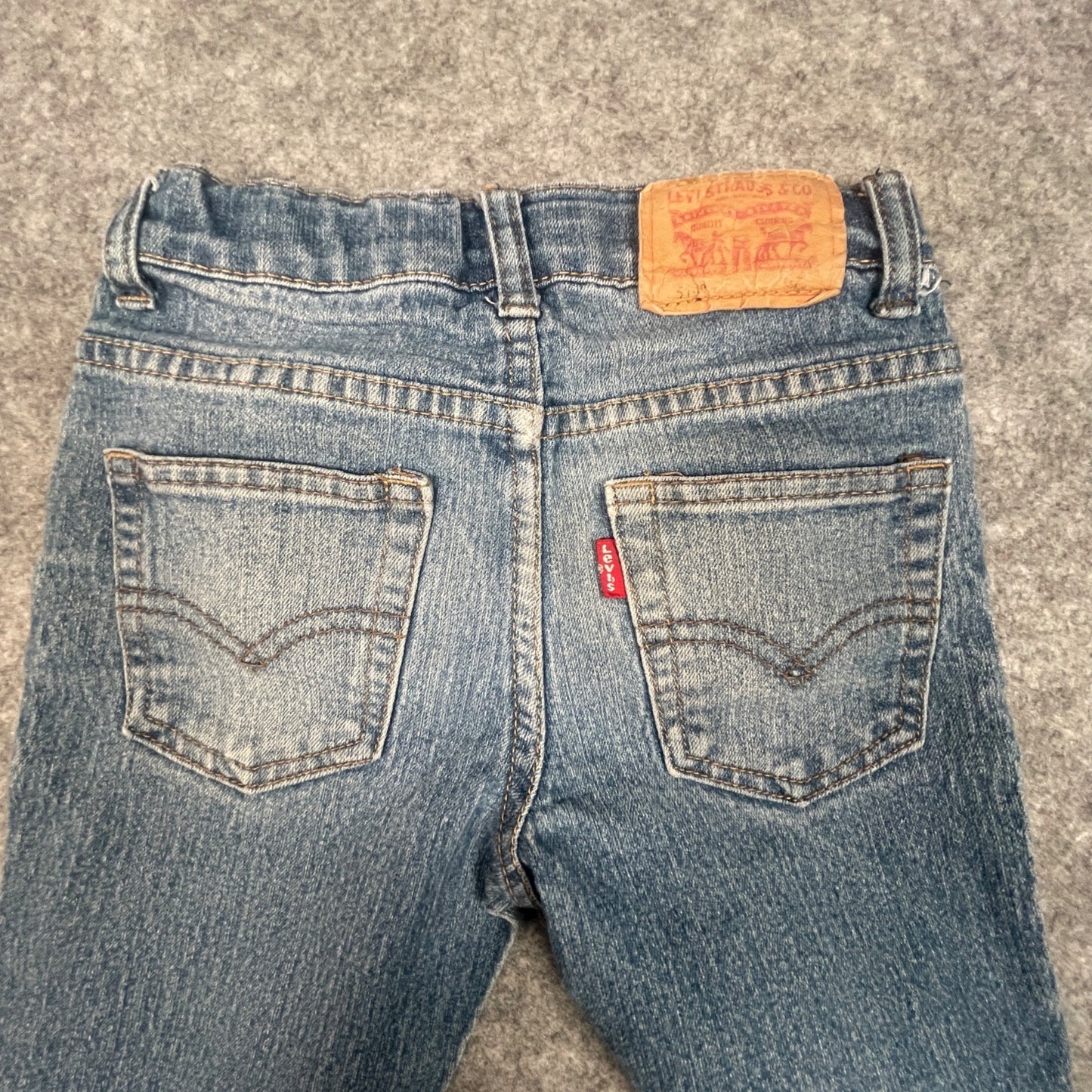 Levi's 514 Straight Leg Boy's Jeans Size 6 Blue Denim Pre-owned 5 to 6 years - Voodoo Jewelers