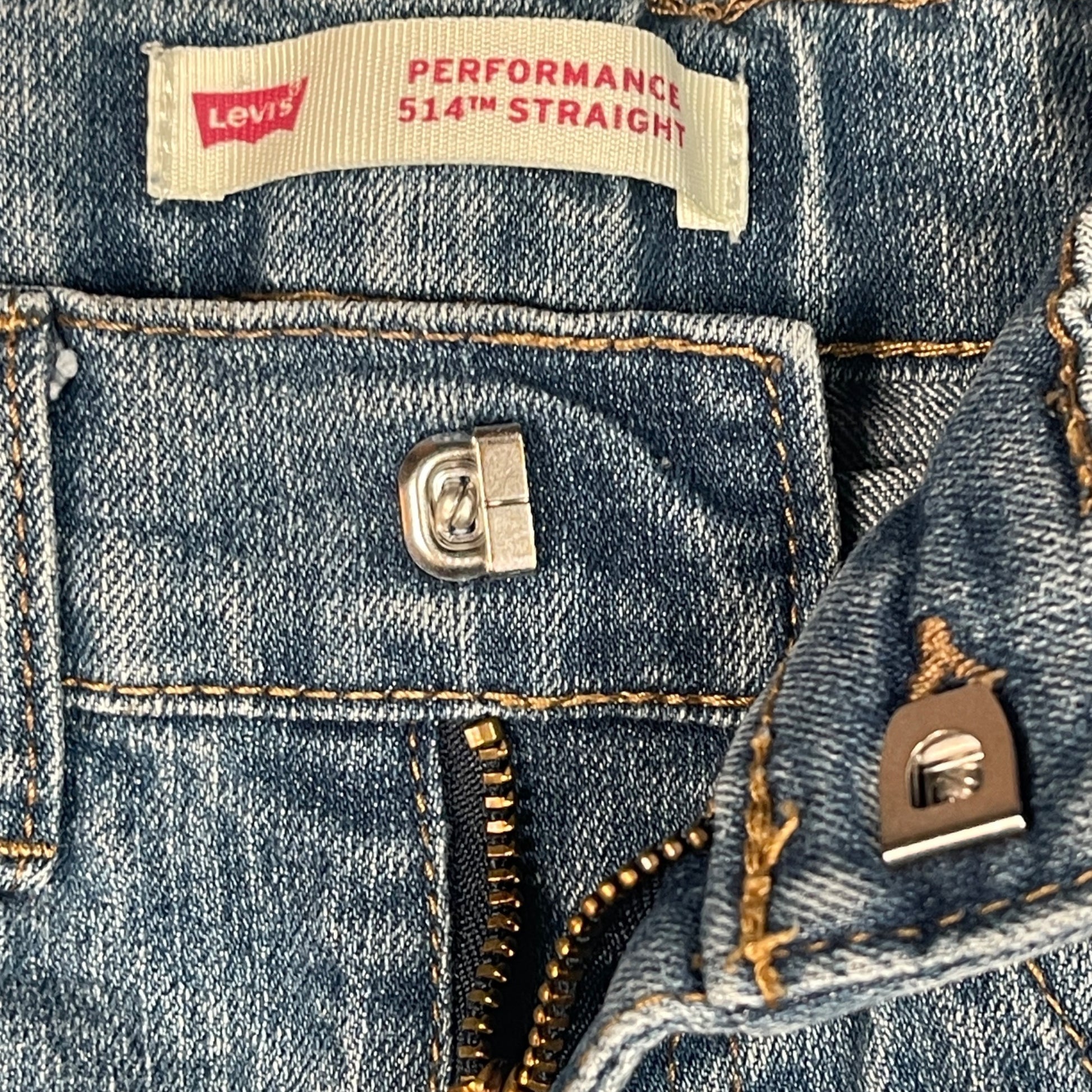 Levi's 514 Straight Leg Boy's Jeans Size 6 Blue Denim Pre-owned 5 to 6 years - Voodoo Jewelers