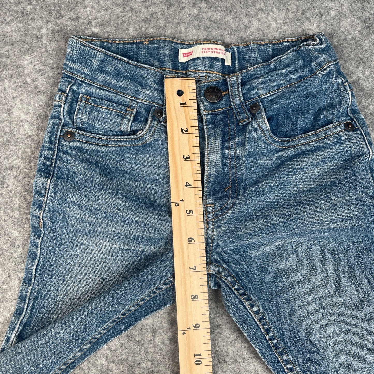 Levi's 514 Straight Leg Boy's Jeans Size 6 Blue Denim Pre-owned 5 to 6 years - Voodoo Jewelers