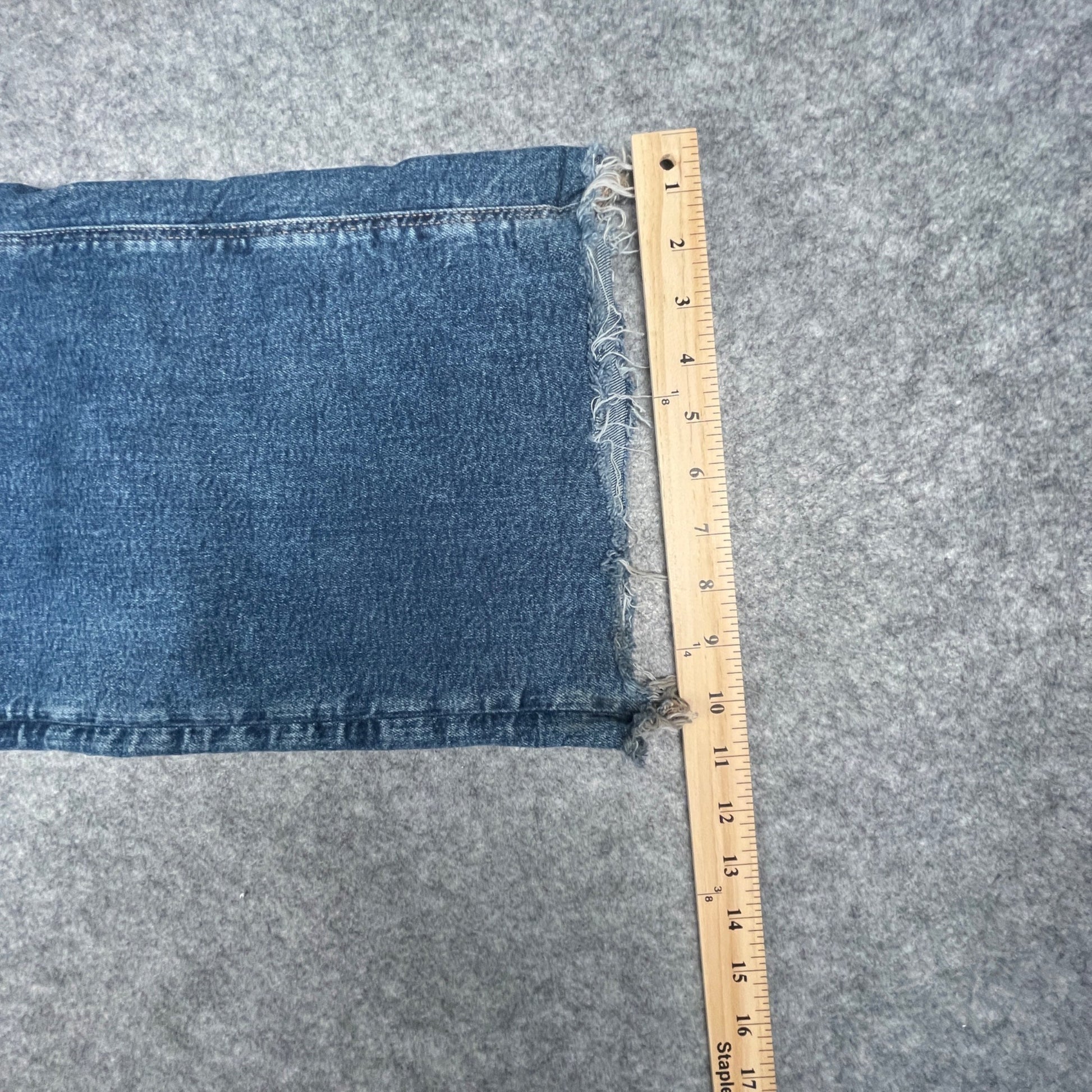 Size 4 Jeans American Eagle Womens Long Baggy Wide Leg Skatter Denim Stretch - Voodoo Jewelers