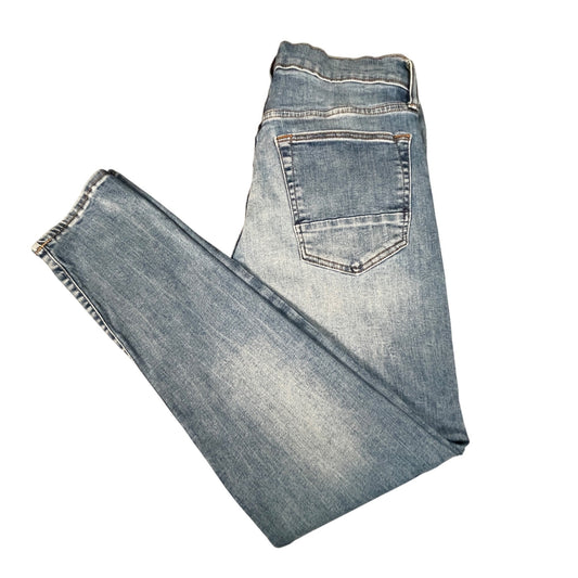 Arizona Skinny Jeans Mens Size 32x32 Distressed Blue Denim Comfortable Fit - Voodoo Jewelers