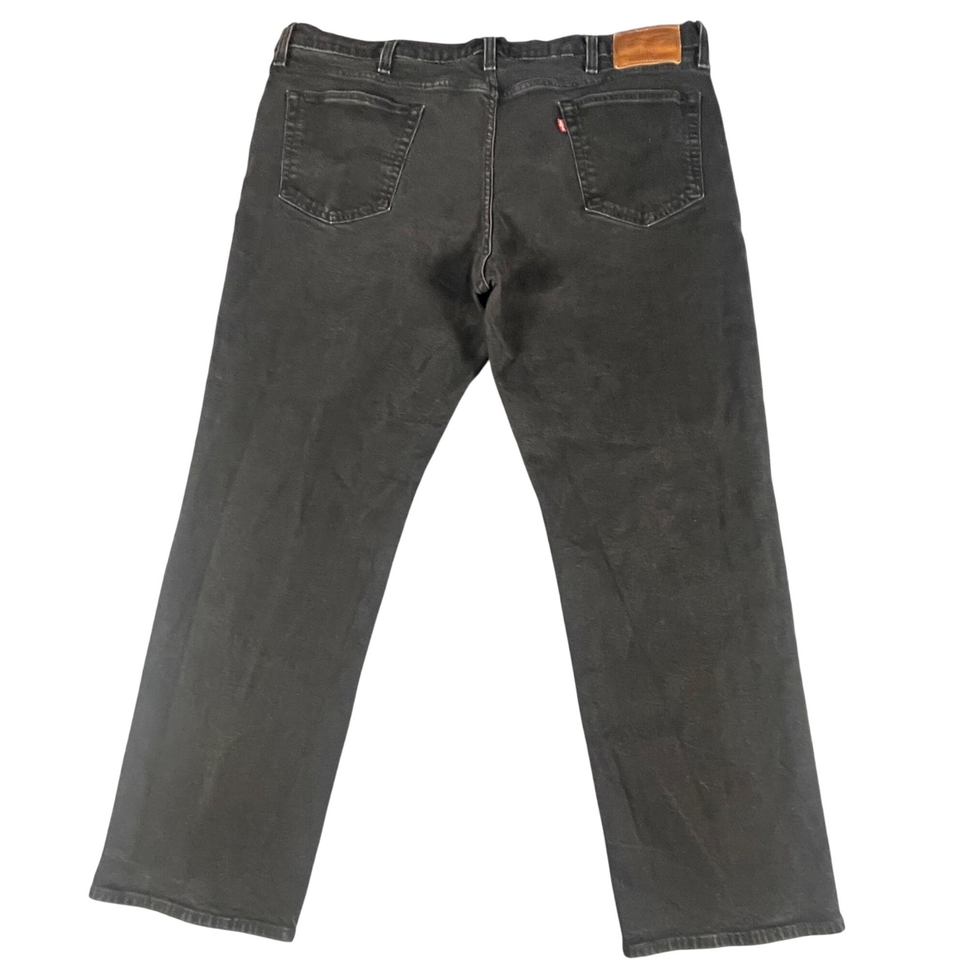 Used Levi’s 505 Mens Black Denim Jeans Size 34x30 Classic Straight Fit Casual Comfort - Voodoo Jewelers