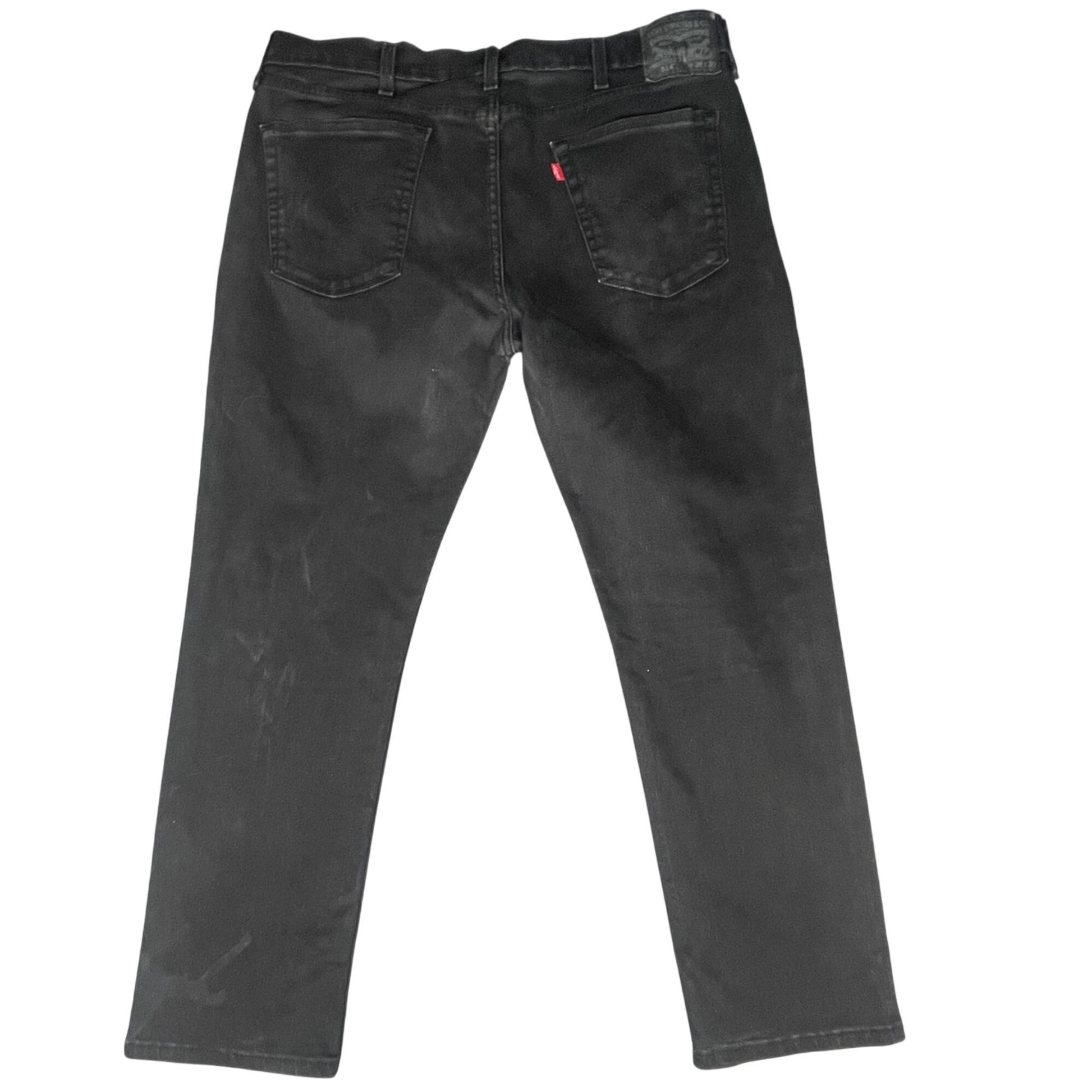 Levis Mens 514 Straight Fit Jeans 38x30 Black Denim Casual Wear - Voodoo Jewelers