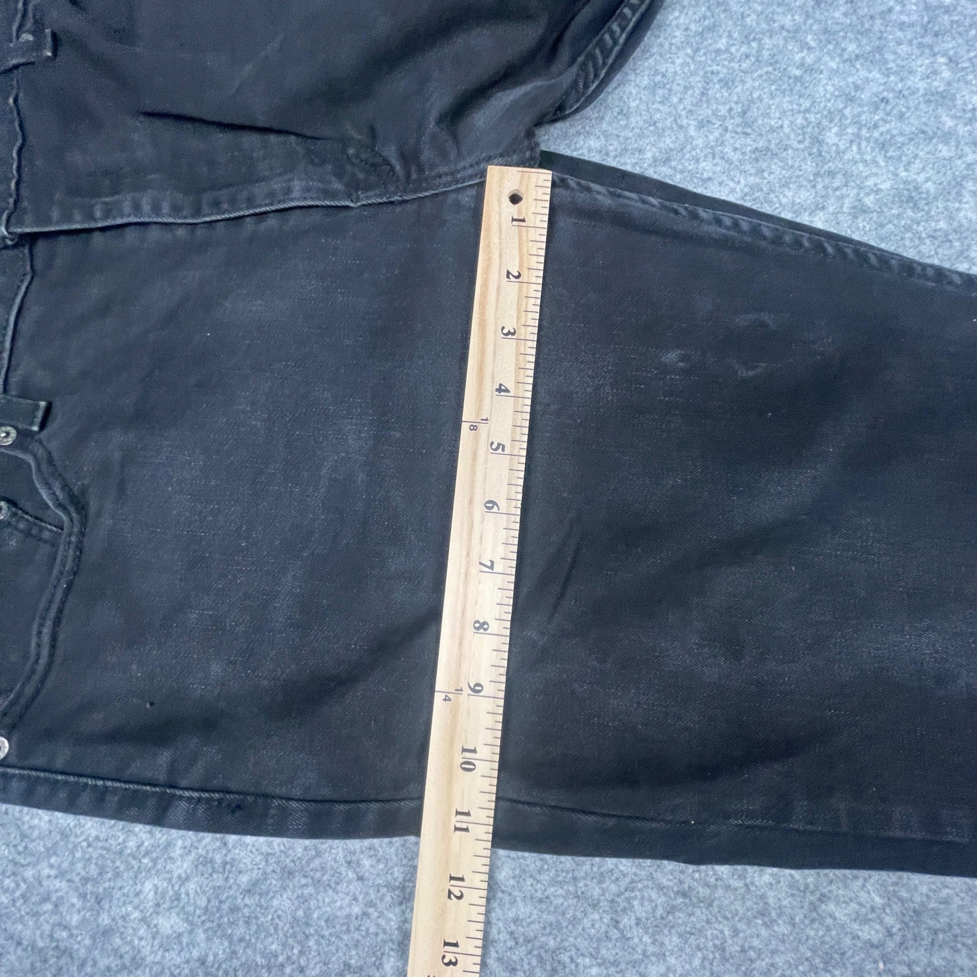 Levis Mens 514 Straight Fit Jeans 38x30 Black Denim Casual Wear - Voodoo Jewelers