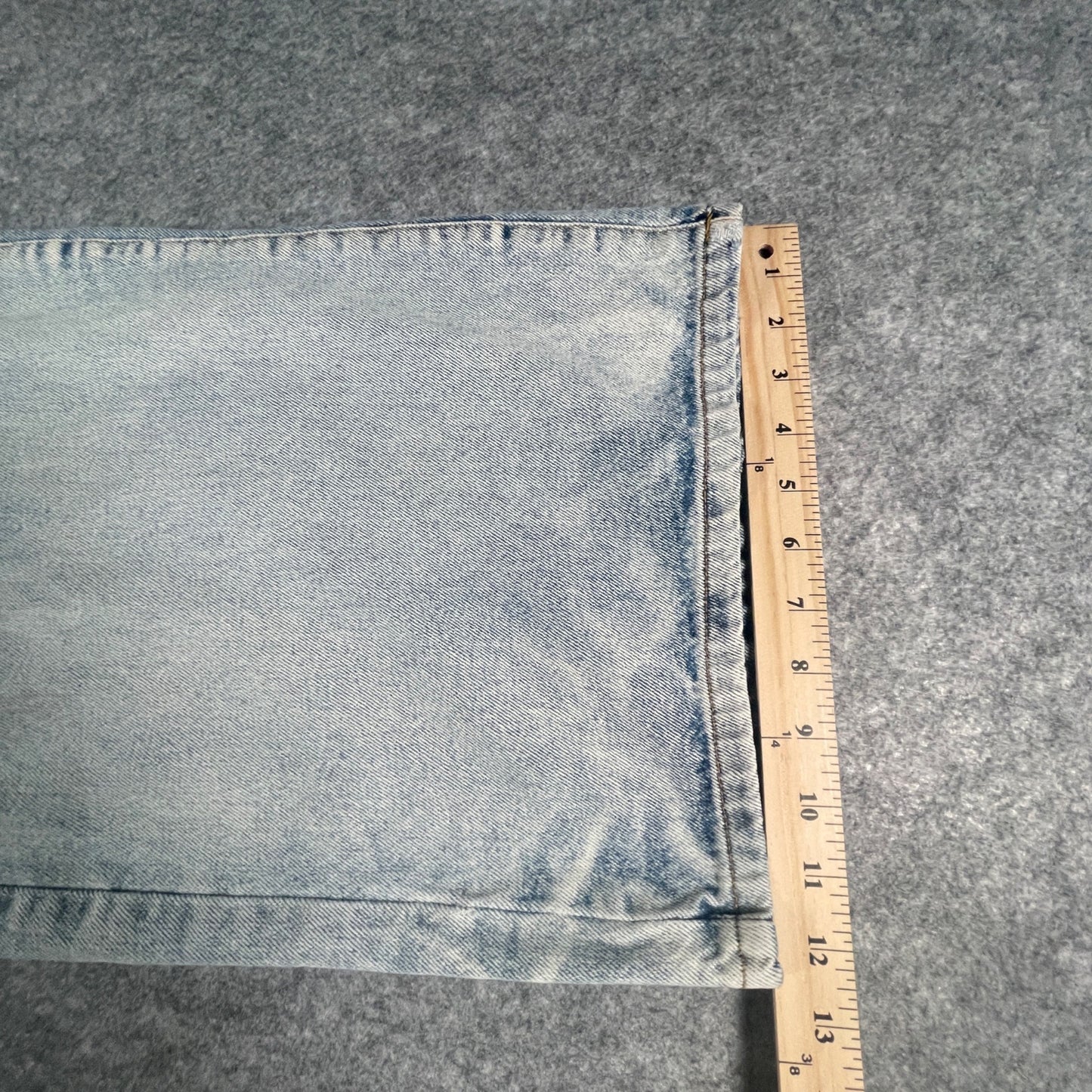 Baggy Skater Jeans 34x31 Wide Leg High-Rise Light Wash Cargo Women's - Voodoo Jewelers