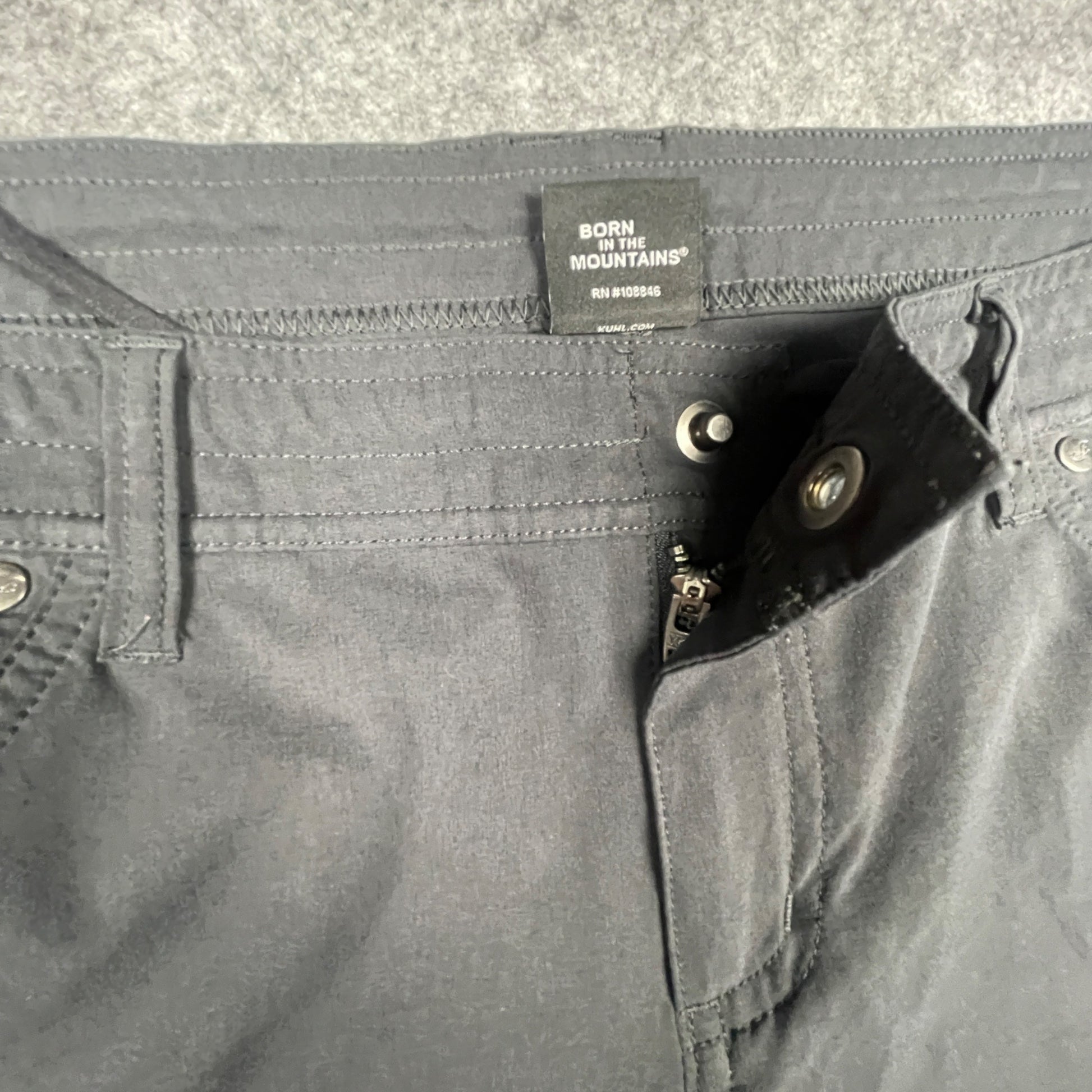 Kuhl Men's Hiking Pants Outdoor Cargo Performance Size 36 Gray RN #108846 - Voodoo Jewelers