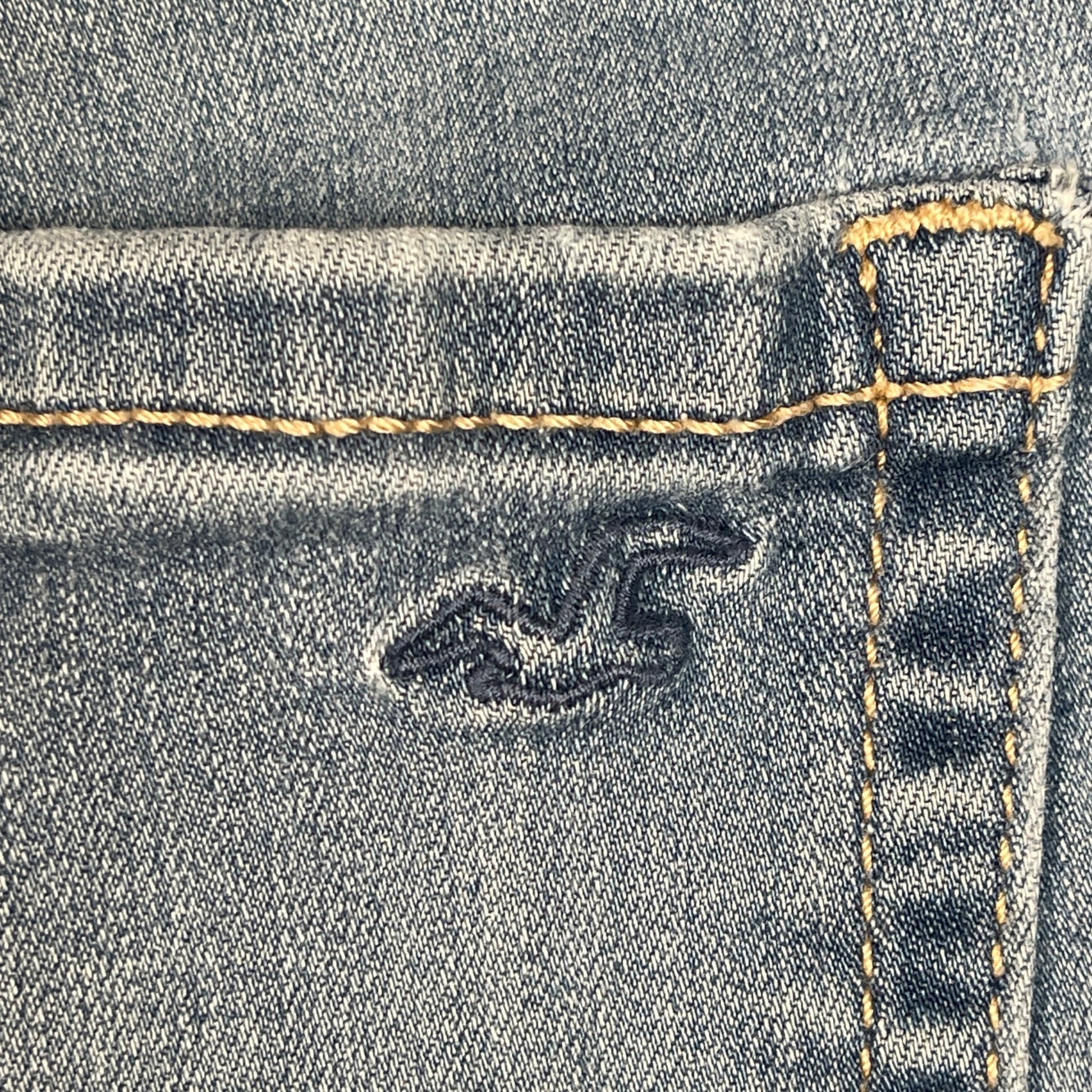 Hollister High-Rise Jean Leggings Womens Size 12R Stretch Light Wash Blue - Voodoo Jewelers
