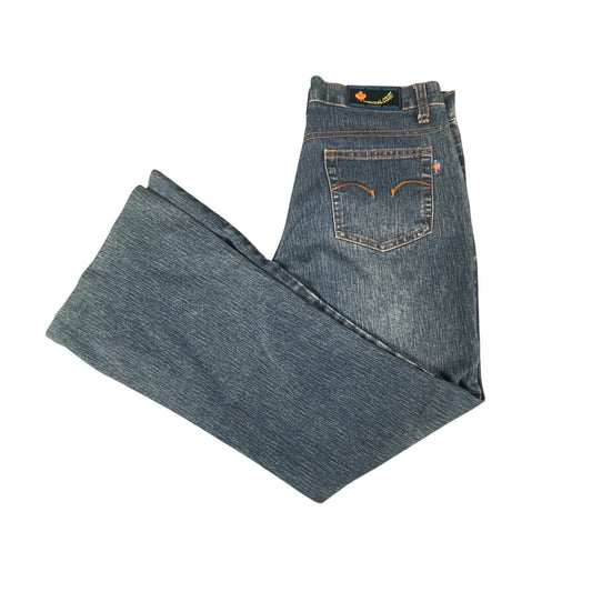 Women's Flare Denim Jeans Imperial Court Size 7 Blue Stylish Comfortable Fit - Voodoo Jewelers