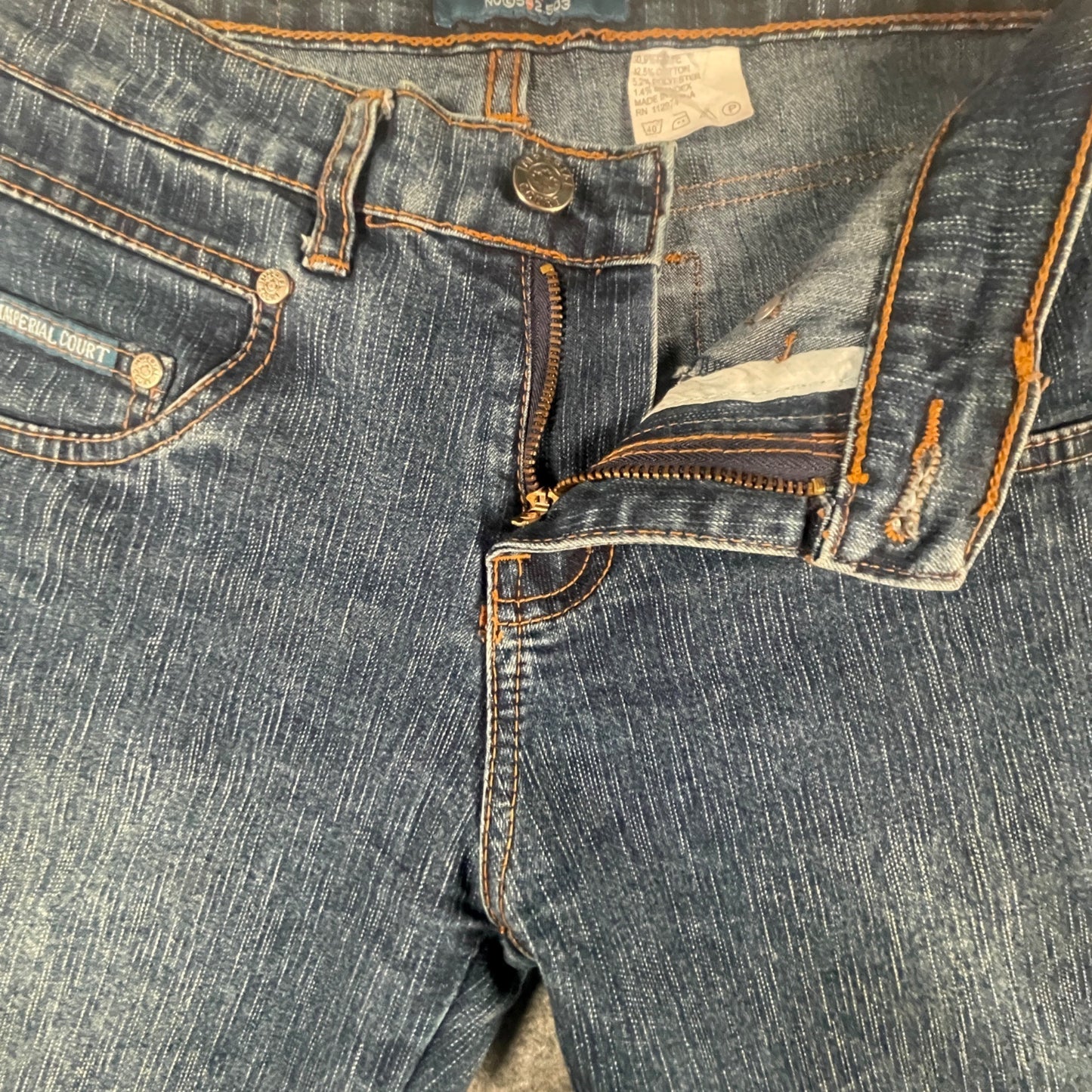Women's Flare Denim Jeans Imperial Court Size 7 Blue Stylish Comfortable Fit - Voodoo Jewelers