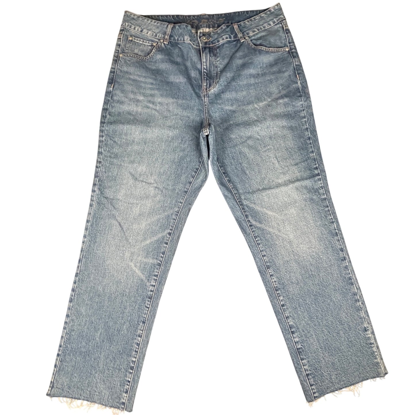 Jag Womens High Rise Straight Leg Jeans Size 20W Classic Blue Denim - Voodoo Jewelers