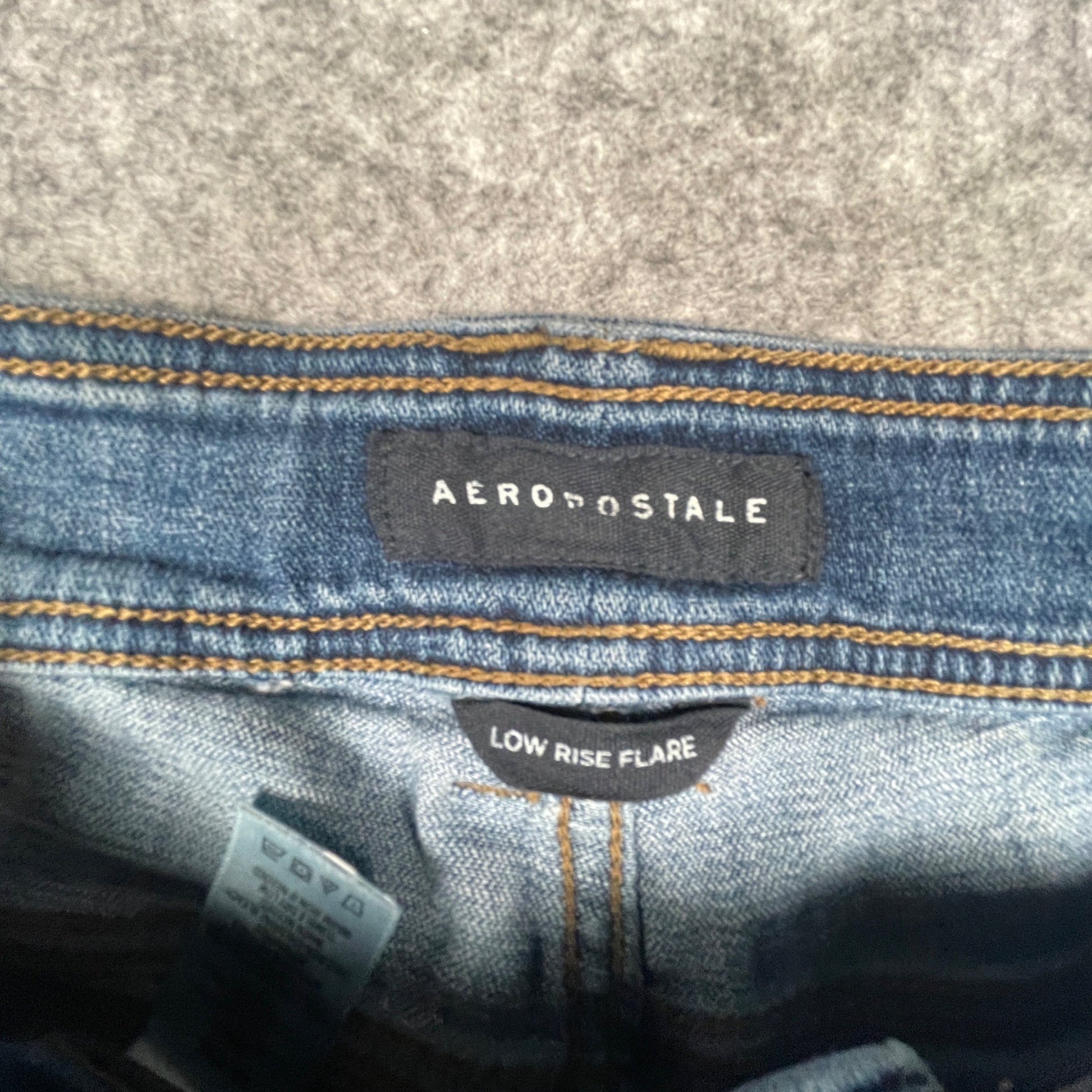 Aeropostale Womens Low Rise Flare Jeans 00 Reg Comfortable Stylish Denim - Voodoo Jewelers