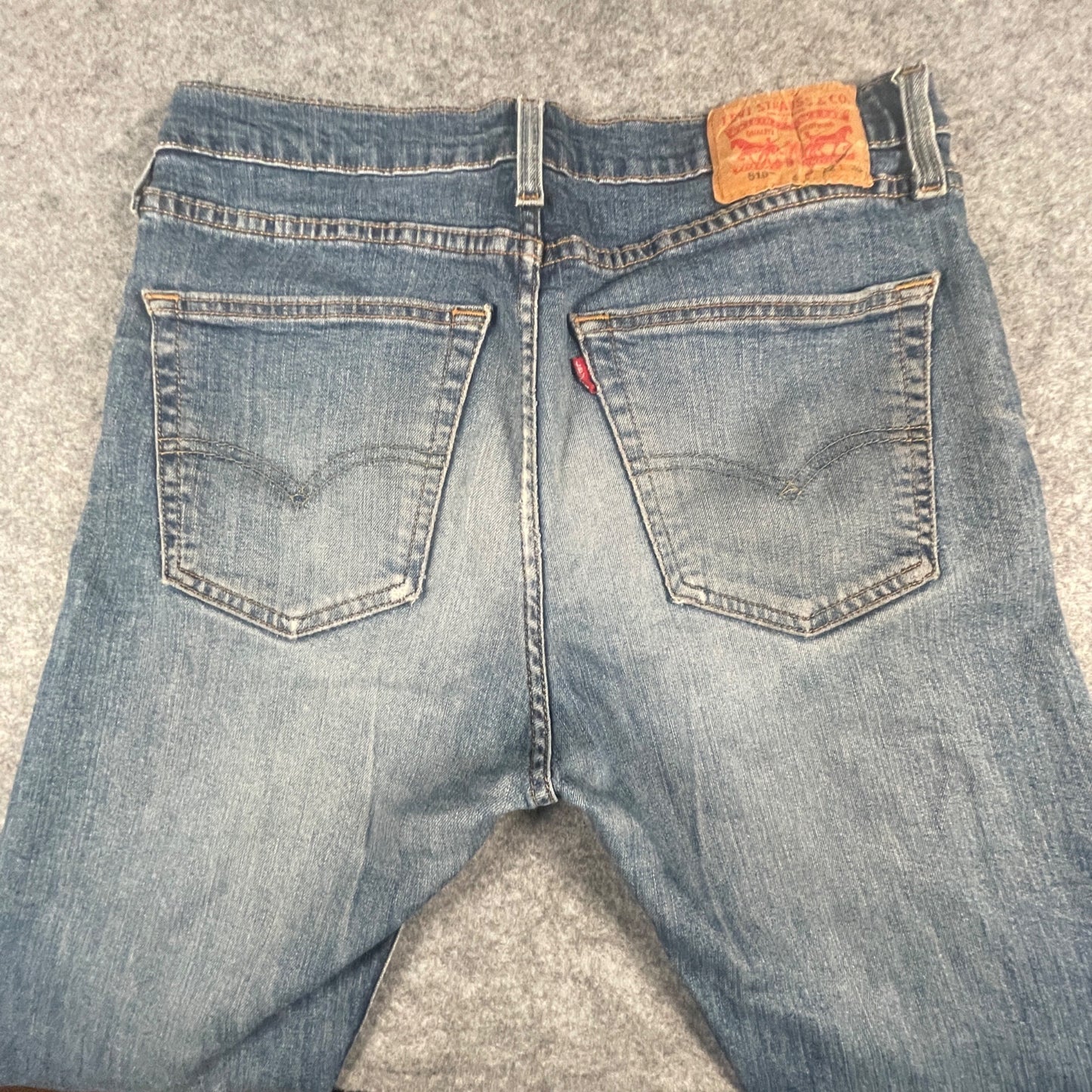 Levis Men's Jeans 32x30 Distressed Straight Fit Used Blue Denim Casual Style - Voodoo Jewelers