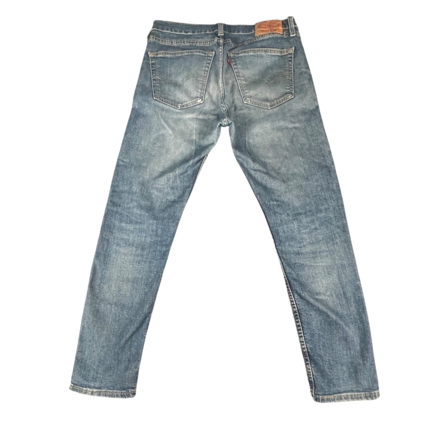Levis Men's Jeans 32x30 Distressed Straight Fit Used Blue Denim Casual Style - Voodoo Jewelers