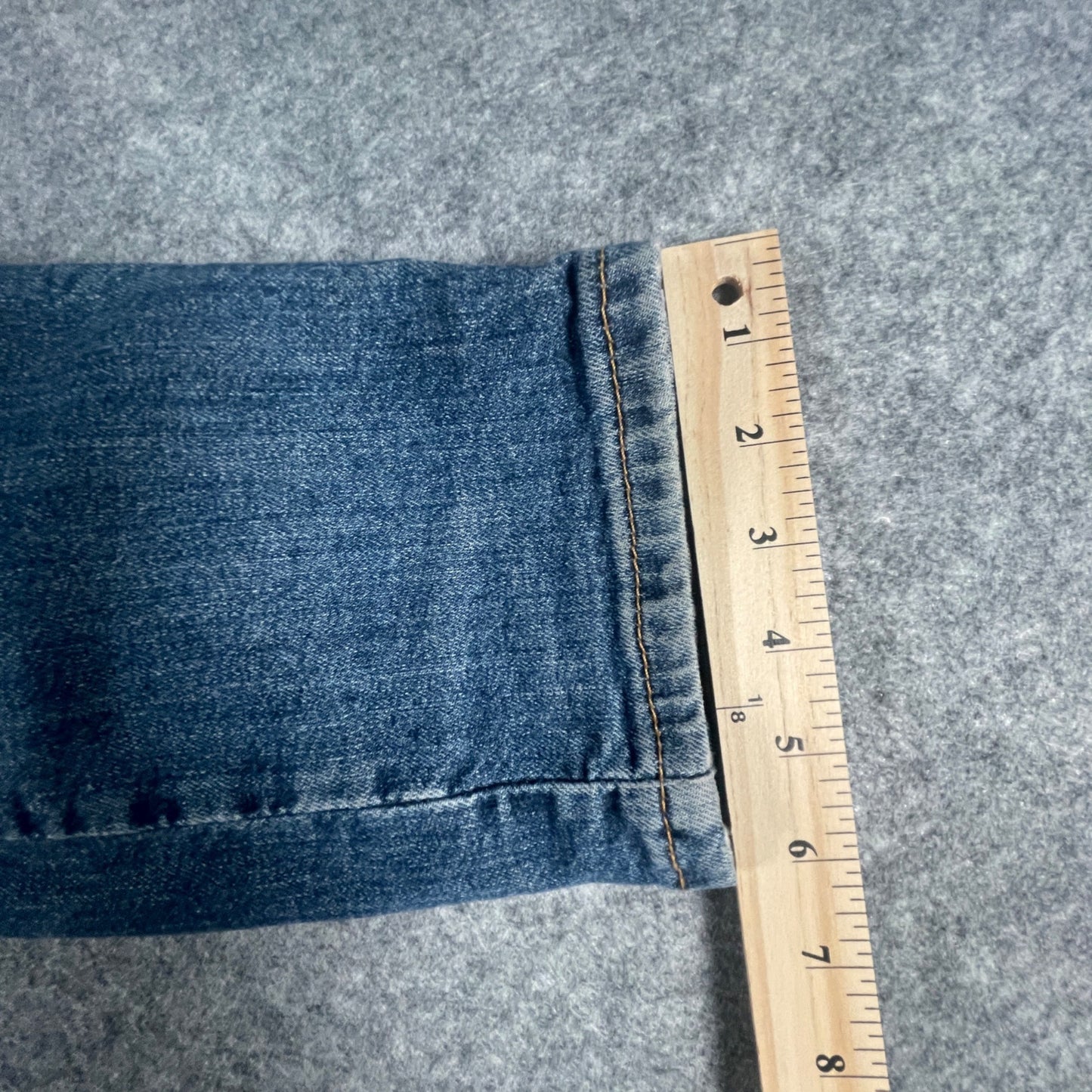 Levis Men's Jeans 32x30 Distressed Straight Fit Used Blue Denim Casual Style - Voodoo Jewelers